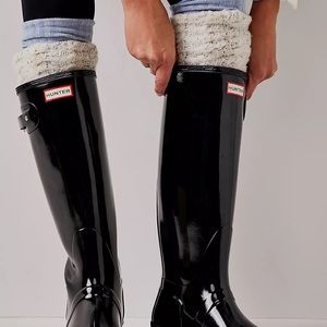 Hunter knee high boots